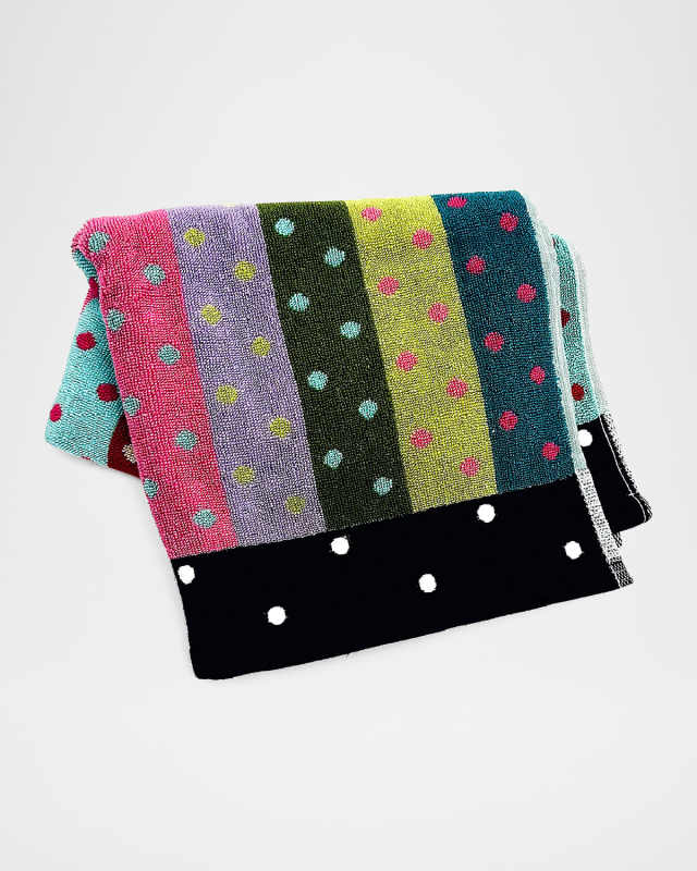 Stripe & Dot Confetti Hand Towel
